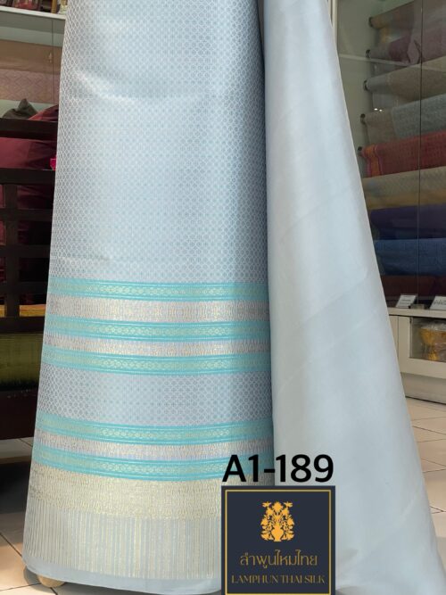 ผ้าไหมยกดอกลำพูน ยกใหญ่คละ A1-189 - Image 4