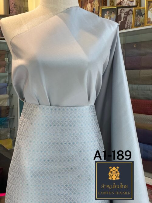 ผ้าไหมยกดอกลำพูน ยกใหญ่คละ A1-189 - Image 3