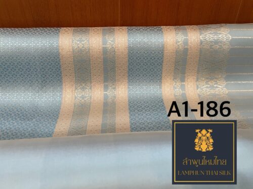 ผ้าไหมยกดอกลำพูน ยกใหญ่คละ A1-186 - Image 5