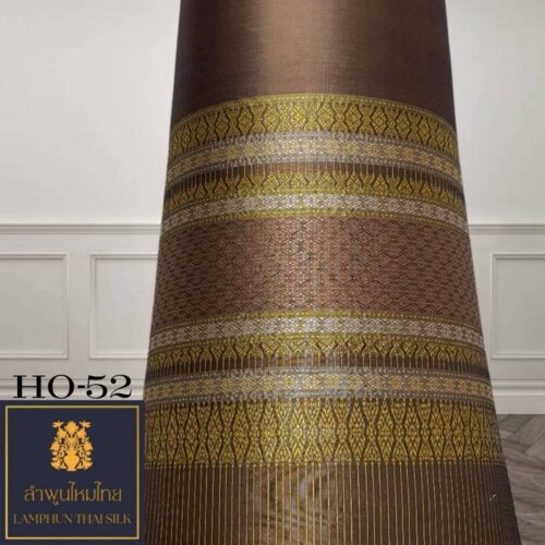 ผ้าไหมยกดอก ซิ่นล้านนาไม่มีเสื้อ HO-52 - Image 2