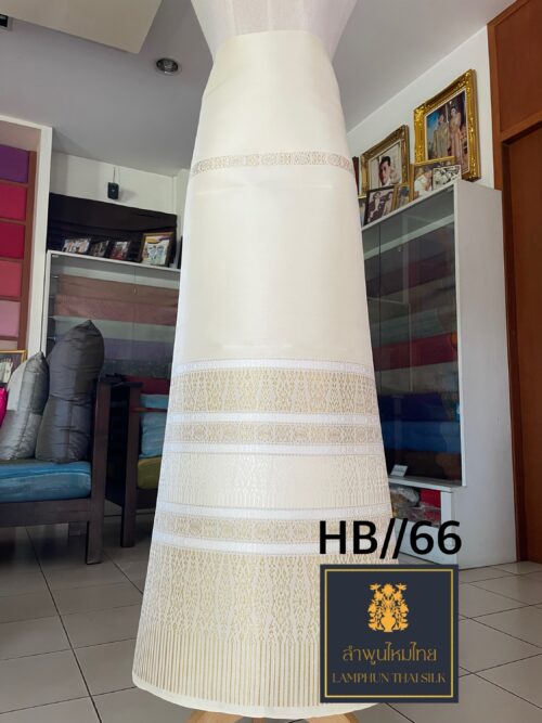 ผ้าไหมยกดอกลำพูน ซิ่นล้านนาไม่มีเสื้อ HB//66 - Image 2