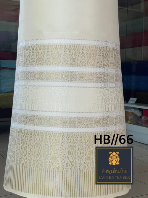 ผ้าไหมยกดอกลำพูน ซิ่นล้านนาไม่มีเสื้อ HB//66 - Image 3