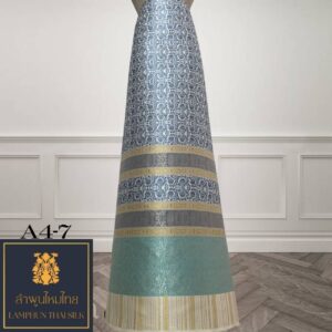 ผ้าไหมยกดอก ยกใหญ่ไม่มีเสื้อ A4-7