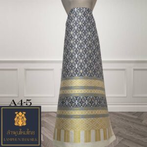 ผ้าไหมยกดอก ยกใหญ่ไม่มีเสื้อ A4-5