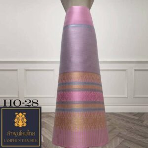 ผ้าไหมยกดอก ซิ่นล้านนาไม่มีเสื้อ HO-28