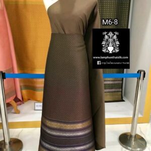 ผ้าไหมยกดอก ยกใหญ่ไล่สี M6-8