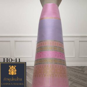 ผ้าไหมยกดอก ซิ่นล้านนาไม่มีเสื้อ HO-41