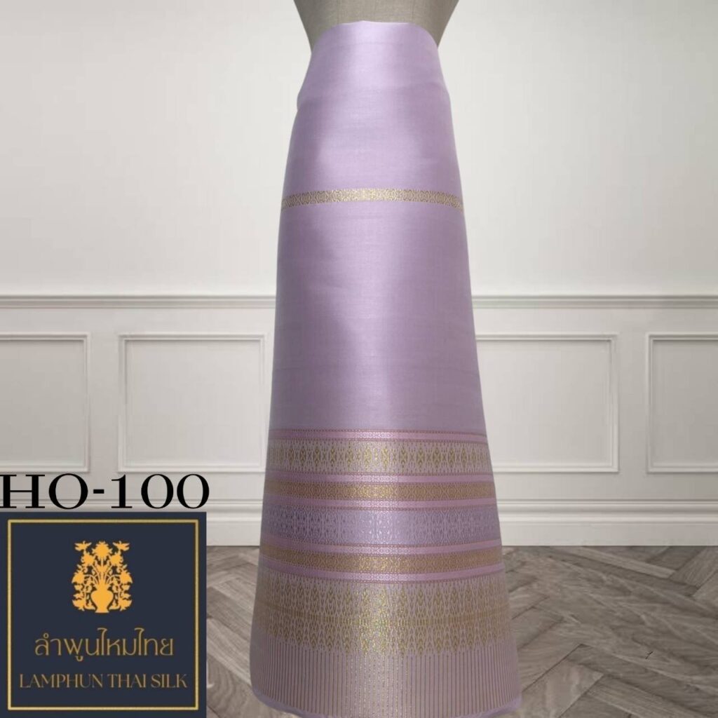 ผ้าไหมยกดอก ซิ่นล้านนาไม่มีเสื้อ HO-100